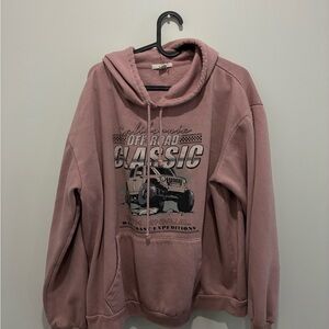Full Tilt Dusty Rose Off-Road Graphic Hoodie